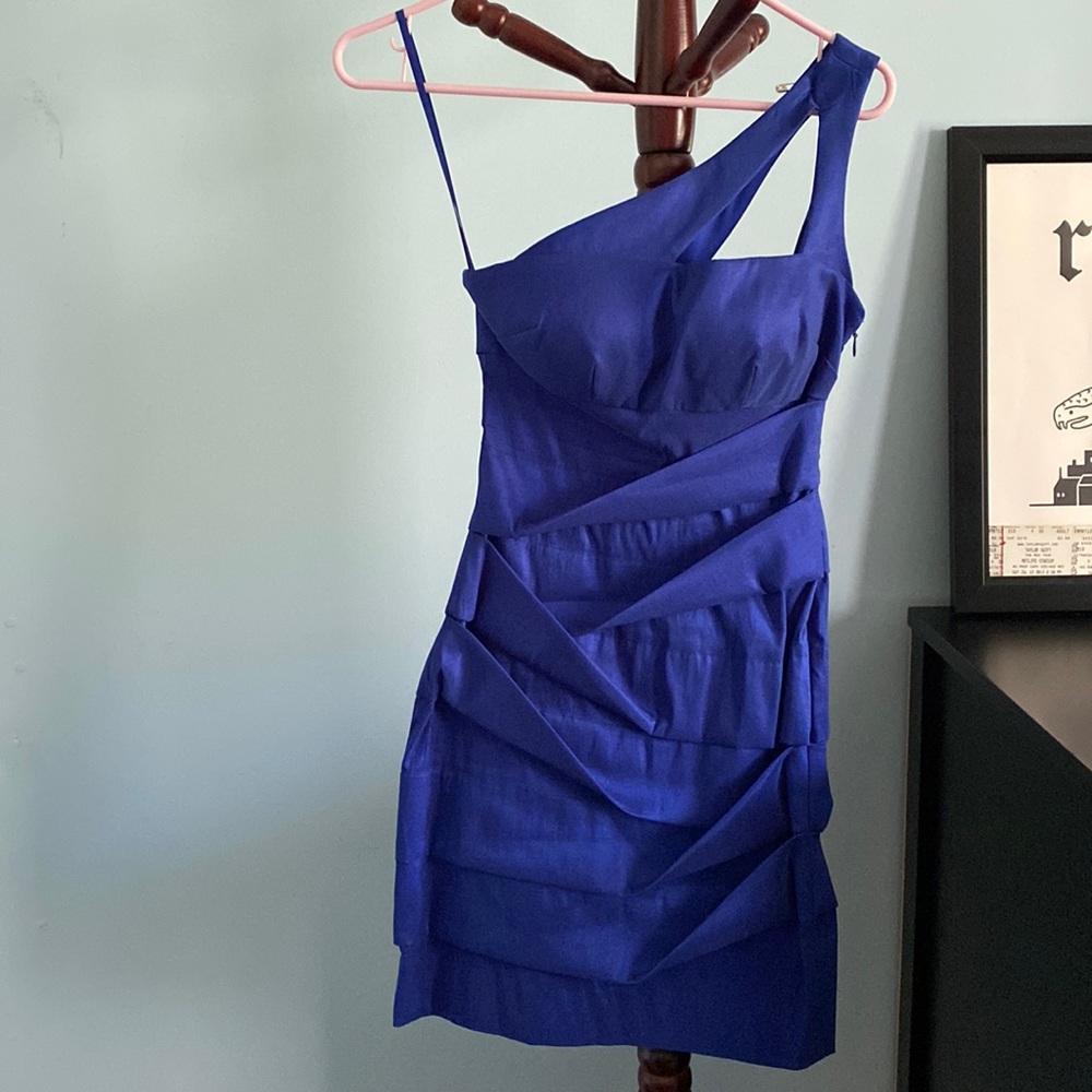 Royal Blue mini cocktail dress worn once